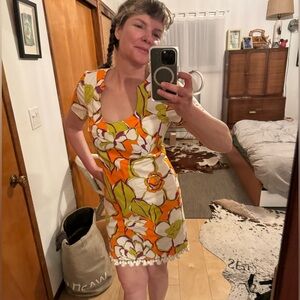 Trina Turk pucci-like mini Palm Springs riviera dress size 4